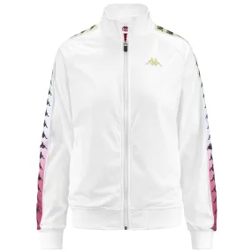 222 BANDA WANNISTON DEGRADE - Fleece - Jacket - Woman - WHITE-FUXIA-LIME