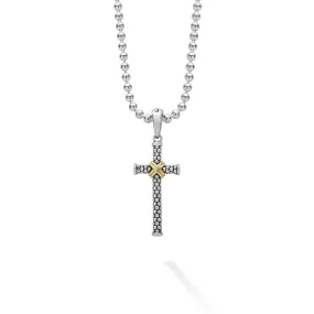 Anthem Two-Tone Cross Amulet Necklace