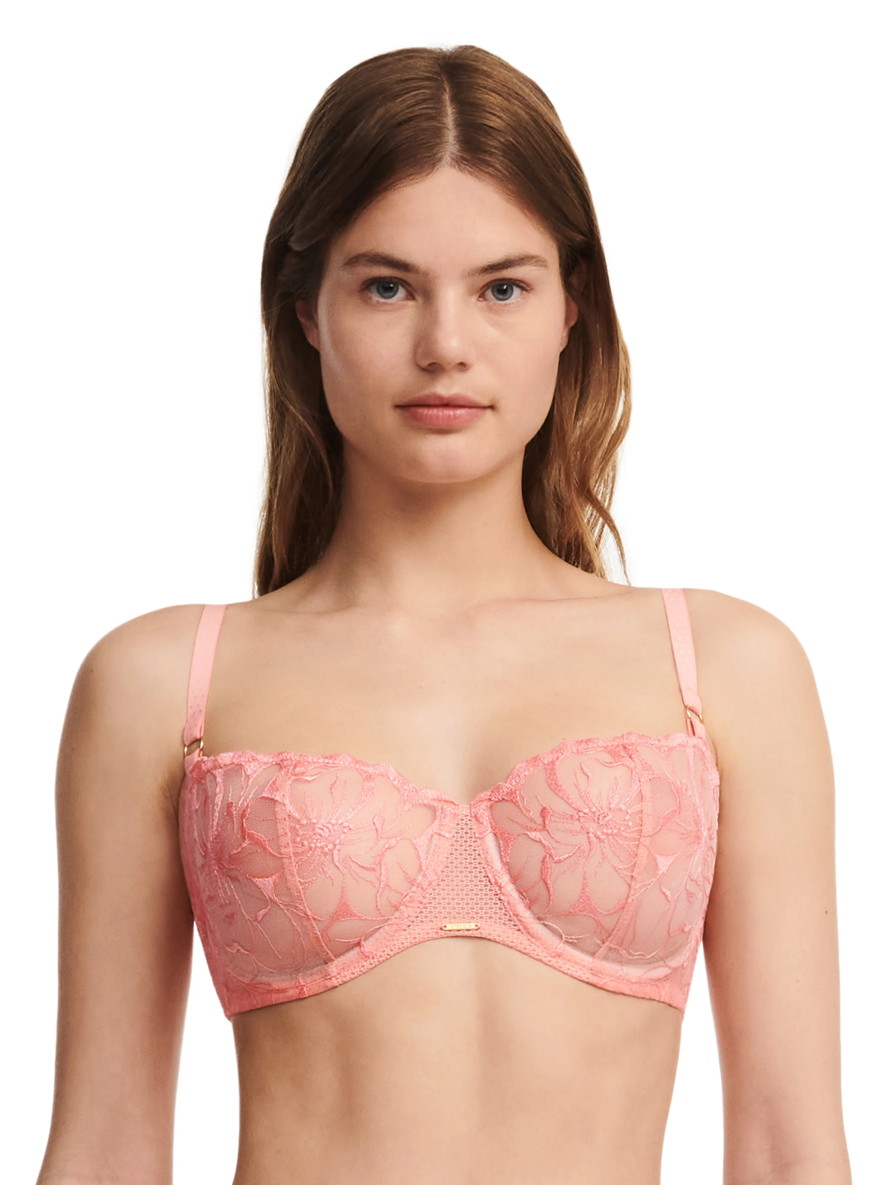 Chantelle Fleurs Half Cup Balcony Bra