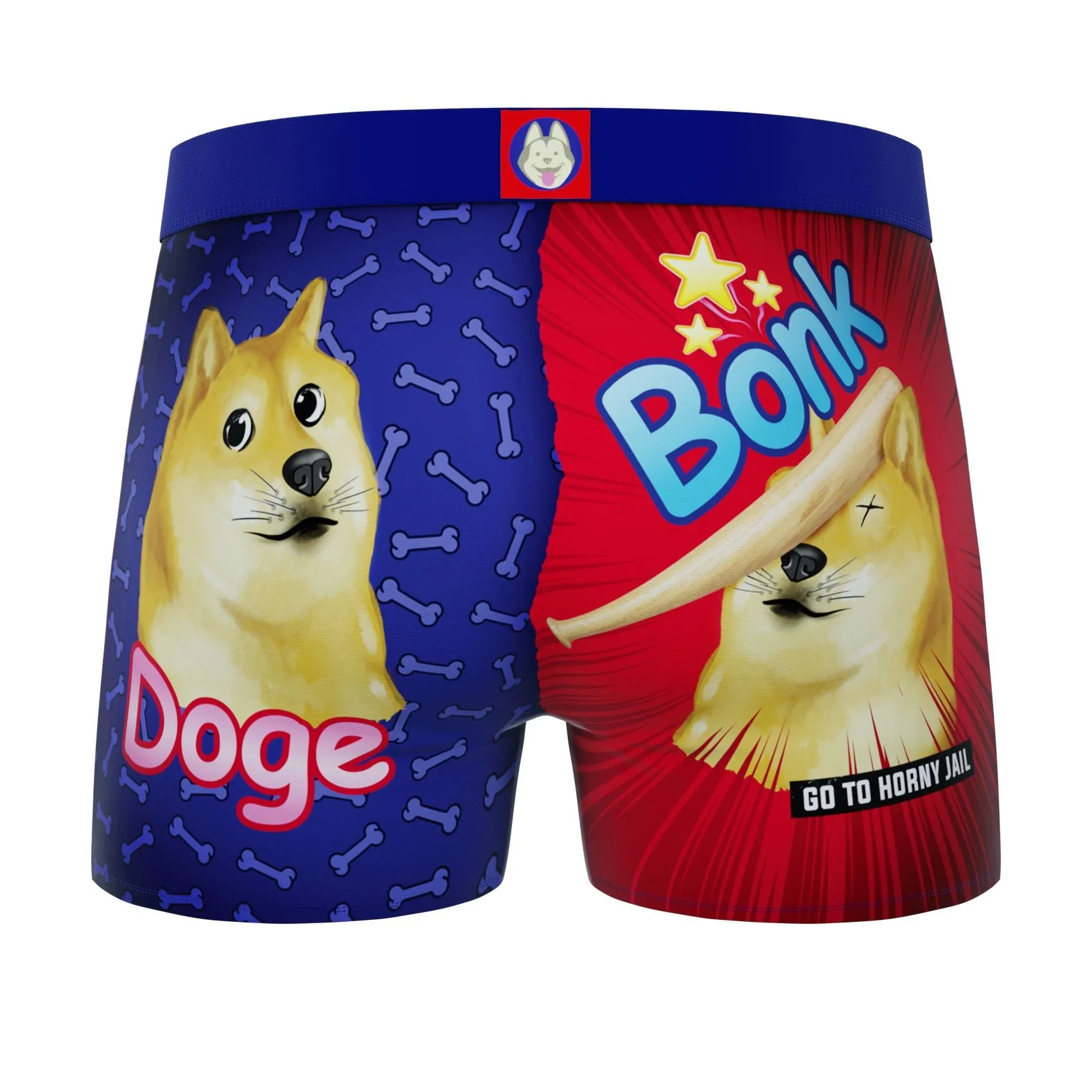 CRAZYBOXER Meme Chill God Men's Boxer Briefs (2 pack)