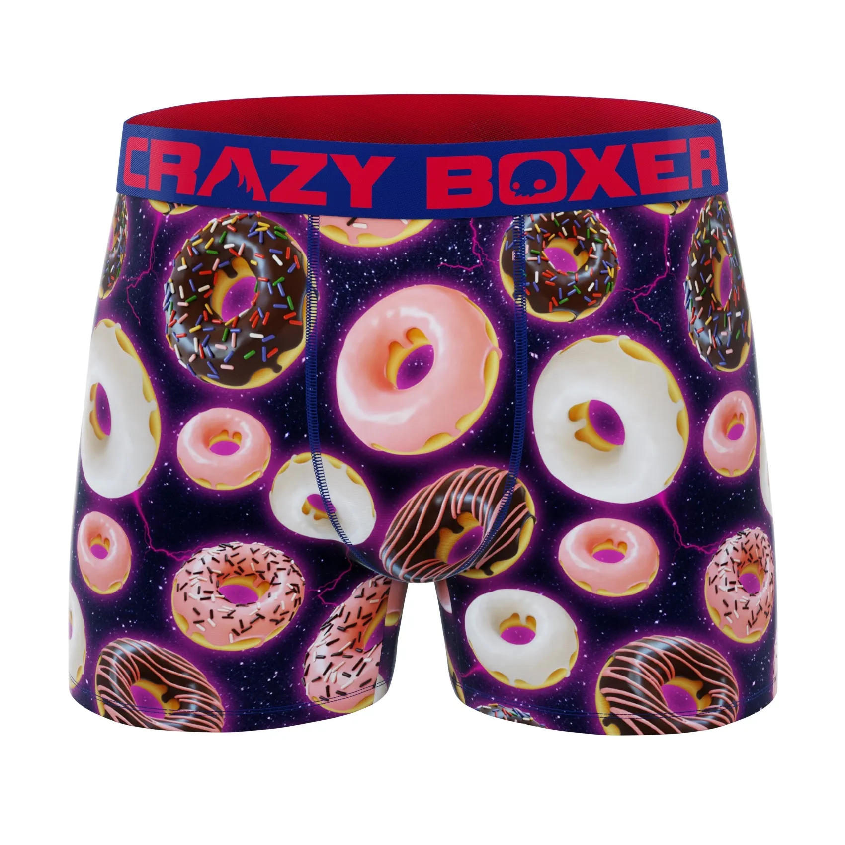 CRAZYBOXER Tropical Donut Men's Boxer Briefs (3 pack)