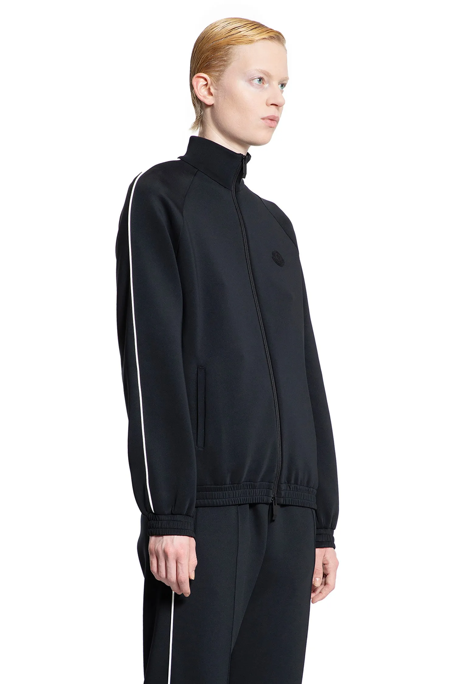 MONCLER WOMAN BLACK SWEATSHIRTS