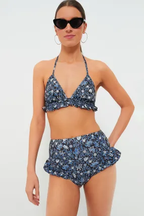 Multi Maria Printed Bikini Top