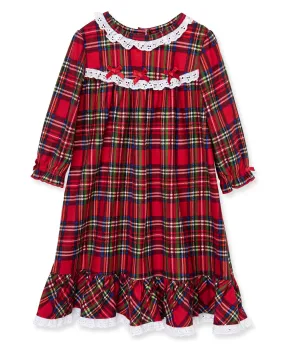 Plaid Ruffle Gown (2T-4T)