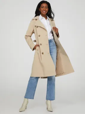 Relaxed Fit Trench Coat