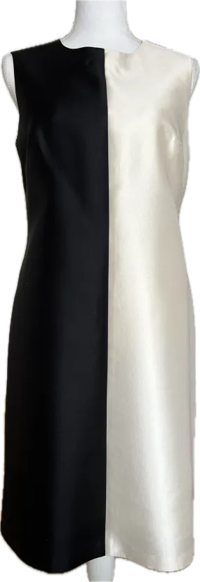 Rickie Freeman for Teri Jon Black and Ivory Dress, 8