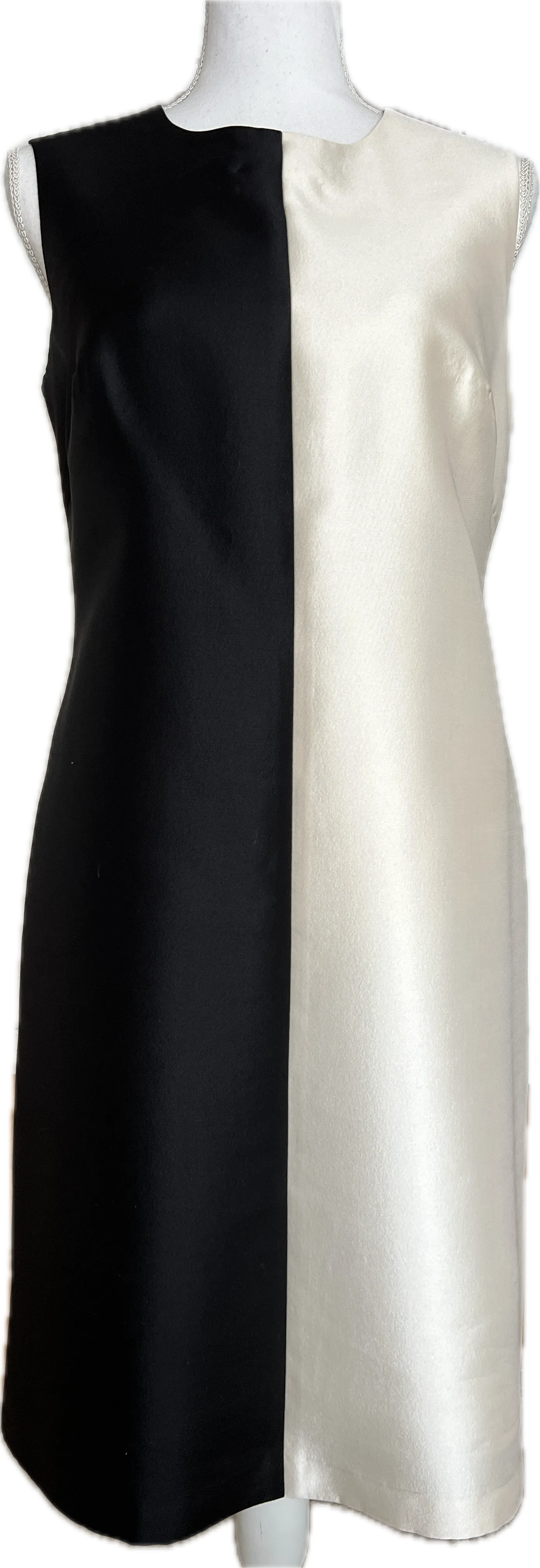 Rickie Freeman for Teri Jon Black and Ivory Dress, 8