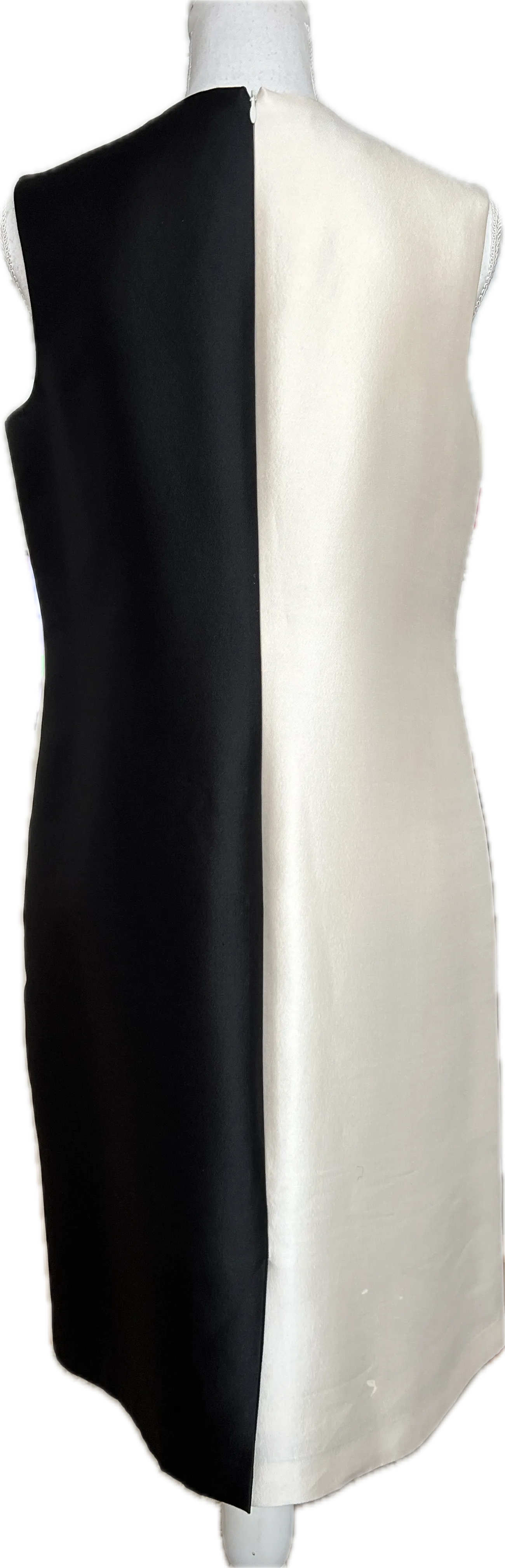 Rickie Freeman for Teri Jon Black and Ivory Dress, 8