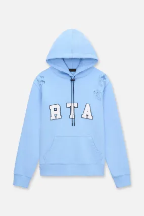 RTA Markus Sky Blue Collegiate Hoodie