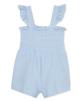 Seersucker Jersey Knit Romper - Toddler (2T-4T)