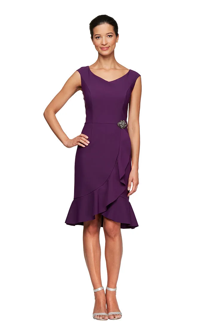 V-Neck sheath dress