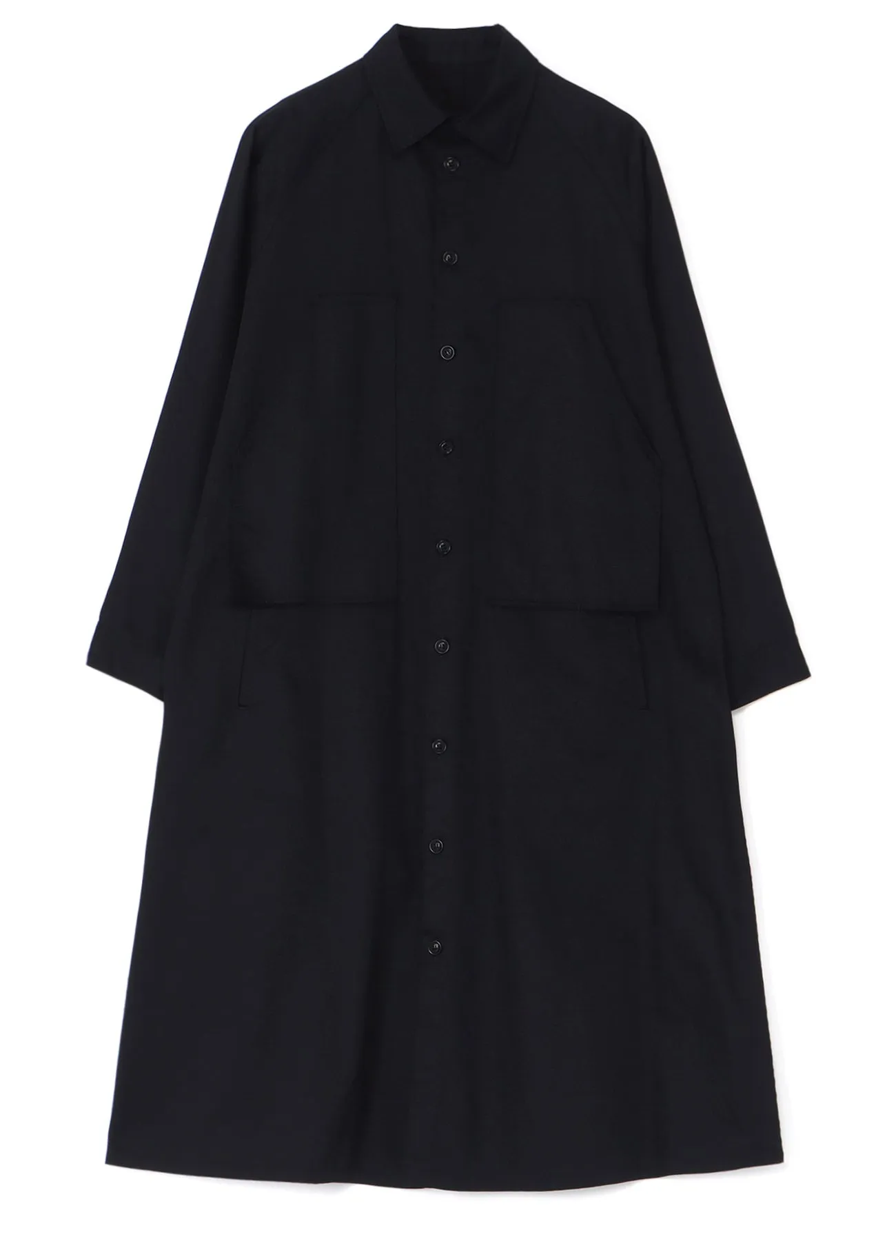 [Y's BORN PRODUCT] COTTON TWILL DOUBLE CHEST POCKET DRESS