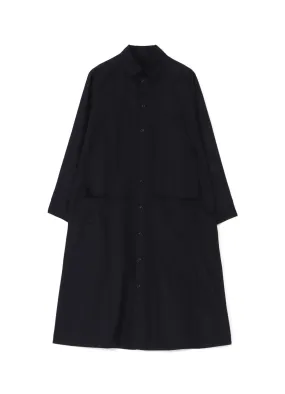 [Y's BORN PRODUCT] COTTON TWILL DOUBLE CHEST POCKET DRESS